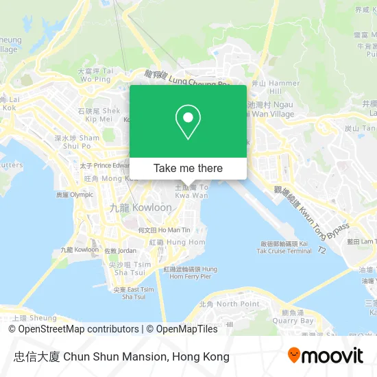 忠信大廈 Chun Shun Mansion map