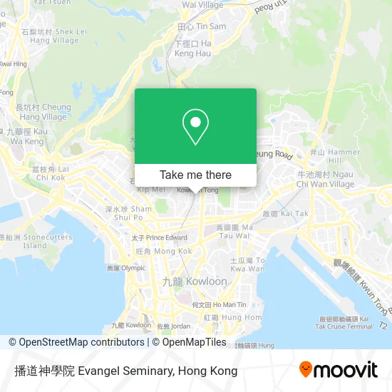 播道神學院 Evangel Seminary map