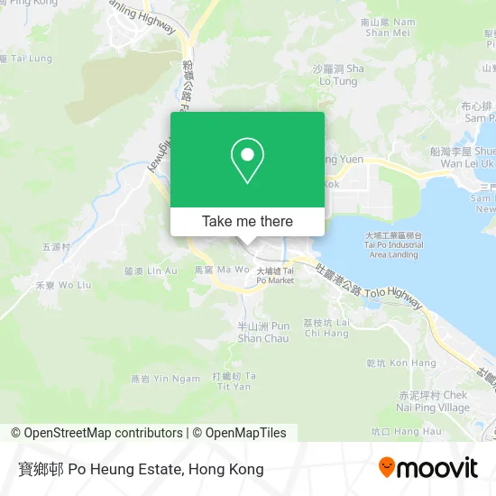 寶鄉邨 Po Heung Estate map