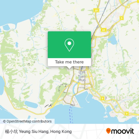 楊小坑 Yeung Siu Hang map