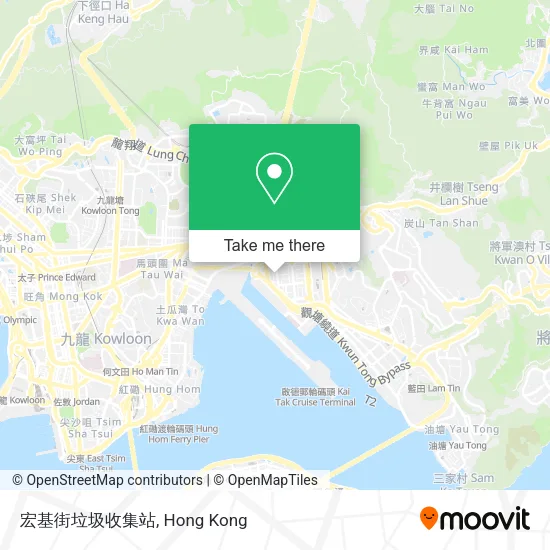 宏基街垃圾收集站地圖