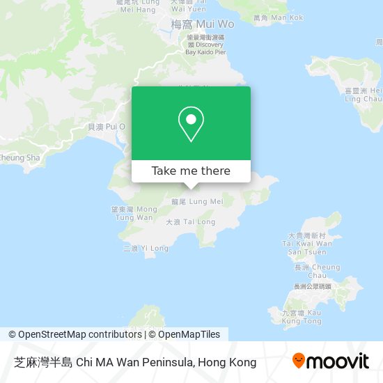 芝麻灣半島 Chi MA Wan Peninsula地圖