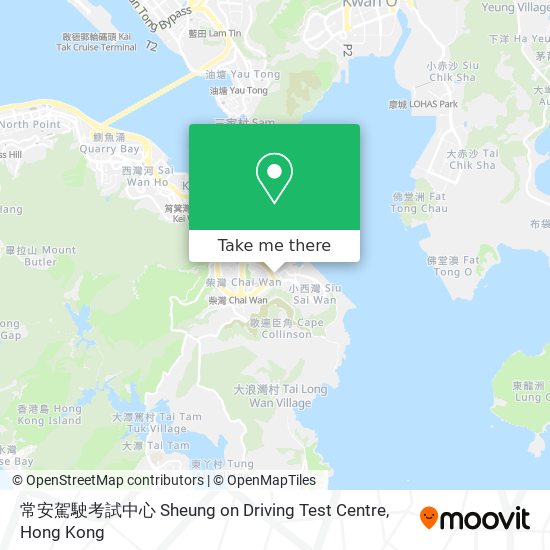 常安駕駛考試中心 Sheung on Driving Test Centre map