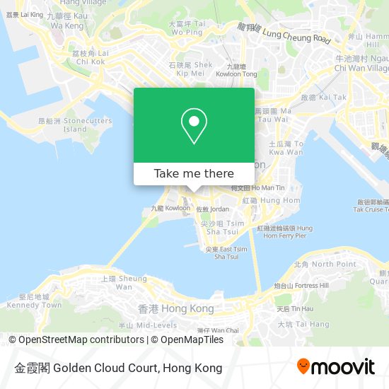 金霞閣 Golden Cloud Court map