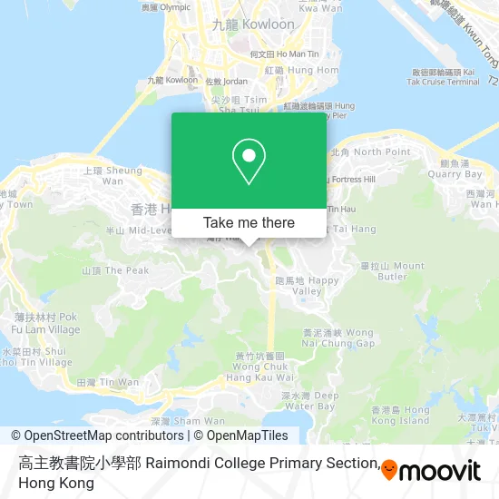 高主教書院小學部 Raimondi College Primary Section map