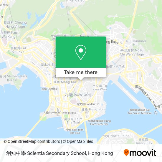 創知中學 Scientia Secondary School map