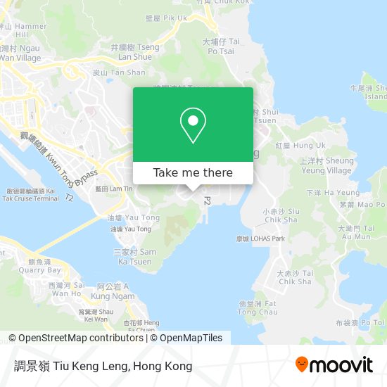 調景嶺 Tiu Keng Leng map