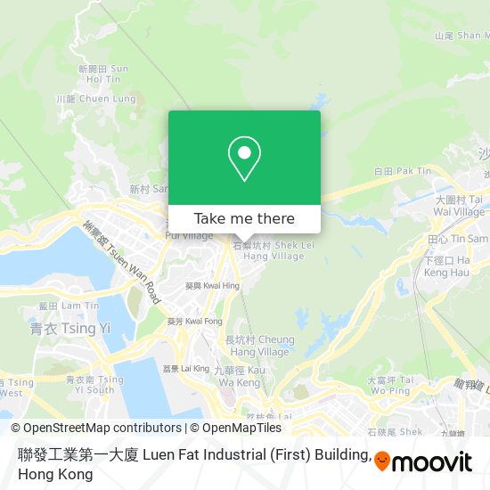 聯發工業第一大廈 Luen Fat Industrial (First) Building map