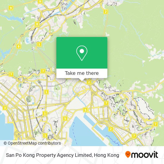 San Po Kong Property Agency Limited map