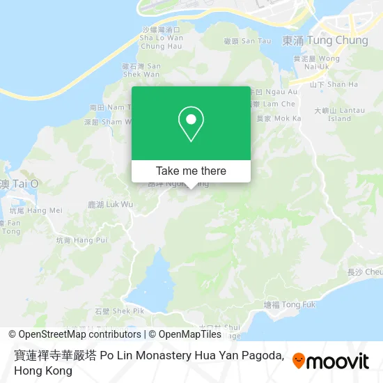 寶蓮禪寺華嚴塔 Po Lin Monastery Hua Yan Pagoda地圖