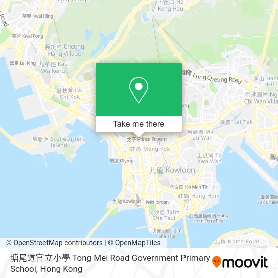 塘尾道官立小學 Tong Mei Road Government Primary School map