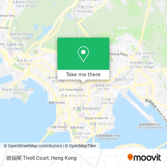 德福閣 Tivoli Court map