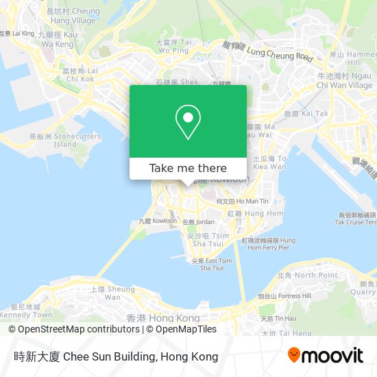 時新大廈 Chee Sun Building map