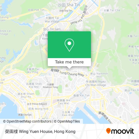 榮園樓 Wing Yuen House map