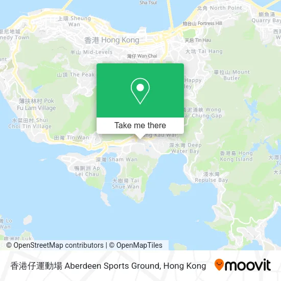 香港仔運動場 Aberdeen Sports Ground地圖