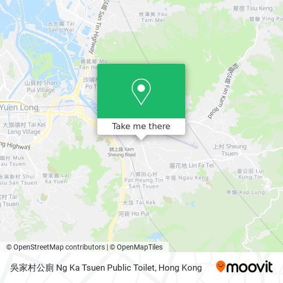 吳家村公廁 Ng Ka Tsuen Public Toilet地圖
