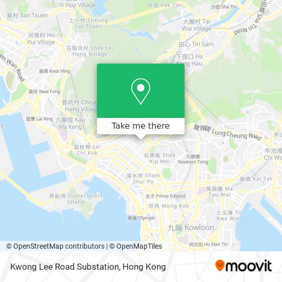 Kwong Lee Road Substation map