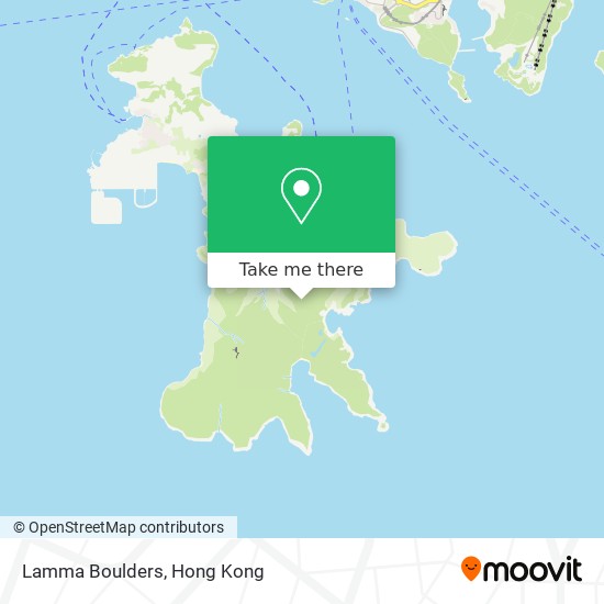 Lamma Boulders map