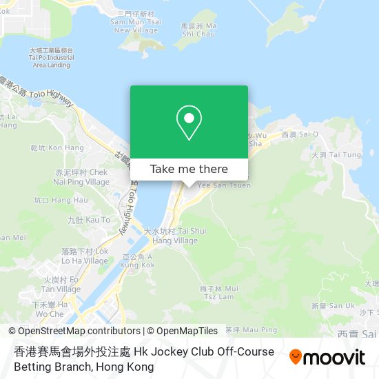 香港賽馬會場外投注處 Hk Jockey Club Off-Course Betting Branch map