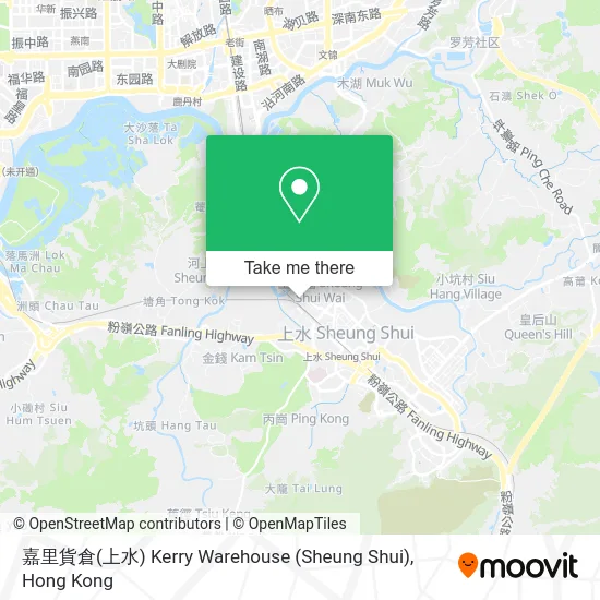 嘉里貨倉(上水) Kerry Warehouse (Sheung Shui) map