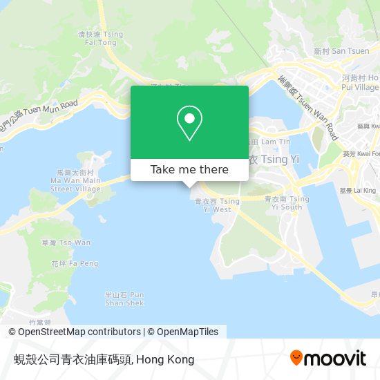 蜆殼公司青衣油庫碼頭 map
