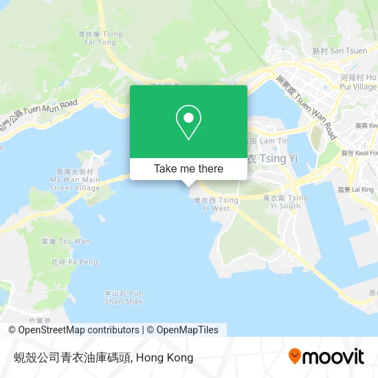 蜆殼公司青衣油庫碼頭 map