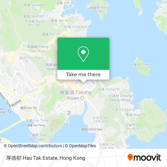 厚德邨 Hau Tak Estate map