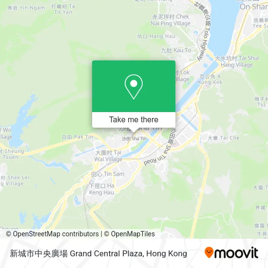 新城市中央廣場 Grand Central Plaza map