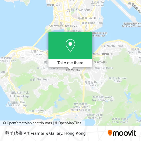 藝美鑲畫 Art Framer & Gallery map