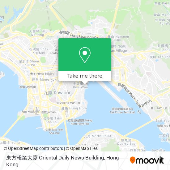東方報業大廈 Oriental Daily News Building地圖