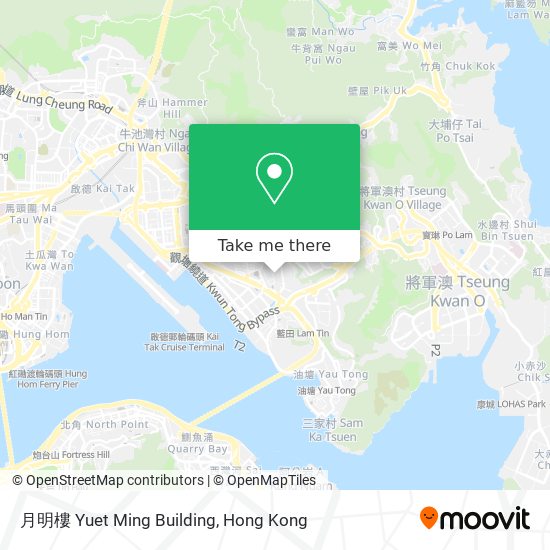 月明樓 Yuet Ming Building map