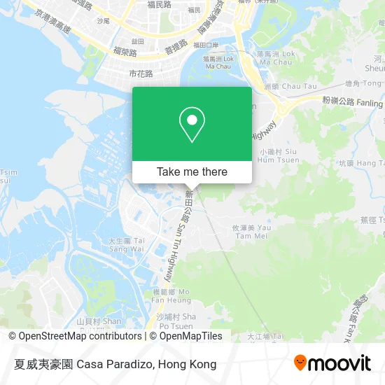 夏威夷豪園 Casa Paradizo map