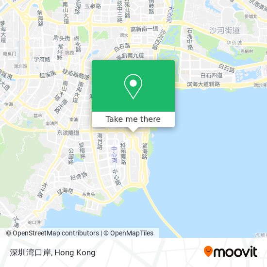 深圳湾口岸 map