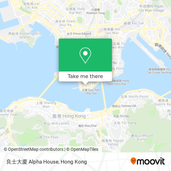 良士大廈 Alpha House map