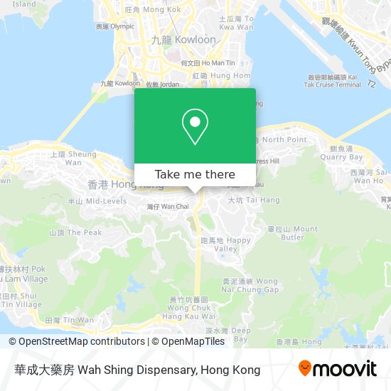 華成大藥房 Wah Shing Dispensary map