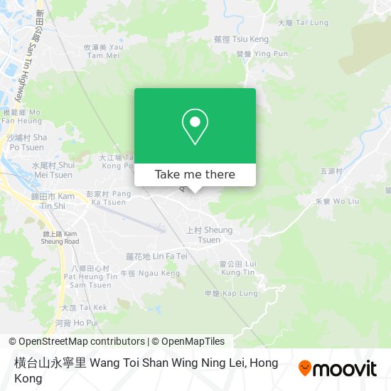 橫台山永寧里 Wang Toi Shan Wing Ning Lei map