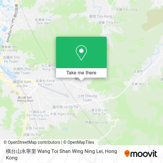 橫台山永寧里 Wang Toi Shan Wing Ning Lei map