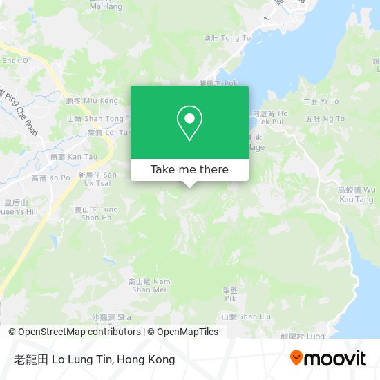 老龍田 Lo Lung Tin map