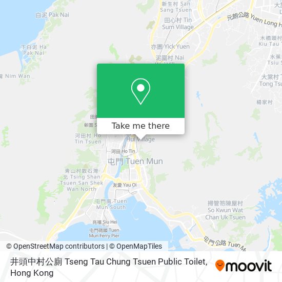 井頭中村公廁 Tseng Tau Chung Tsuen Public Toilet map