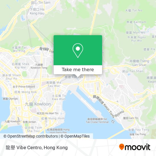 龍譽 Vibe Centro map