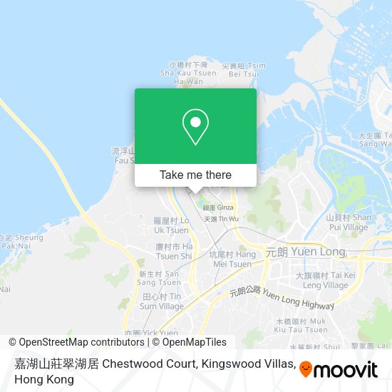 嘉湖山莊翠湖居 Chestwood Court, Kingswood Villas map