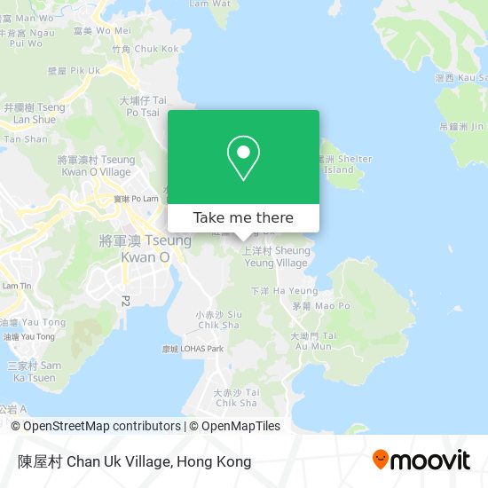 陳屋村 Chan Uk Village map