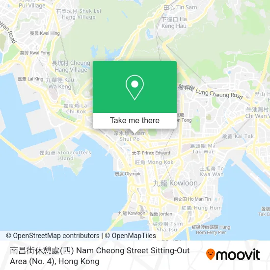 南昌街休憩處(四) Nam Cheong Street Sitting-Out Area (No. 4)地圖