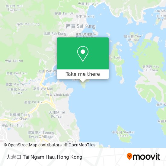 大岩口 Tai Ngam Hau地圖