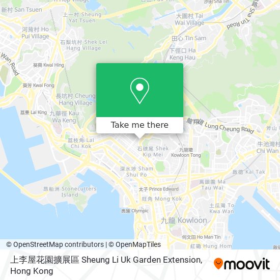 上李屋花園擴展區 Sheung Li Uk Garden Extension map