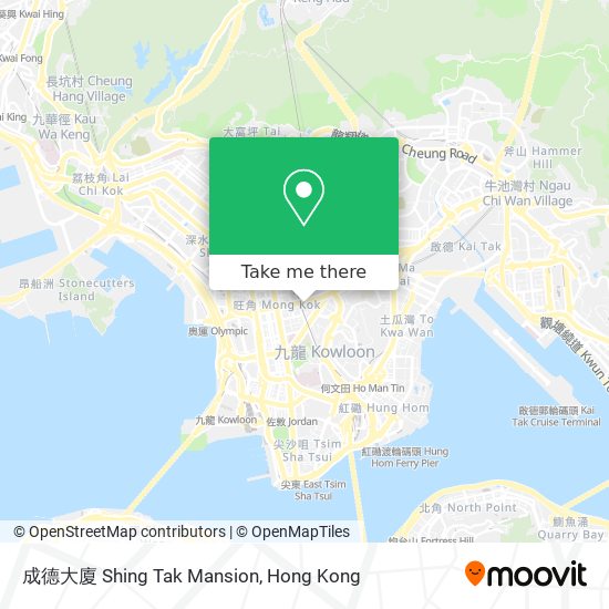 成德大廈 Shing Tak Mansion map