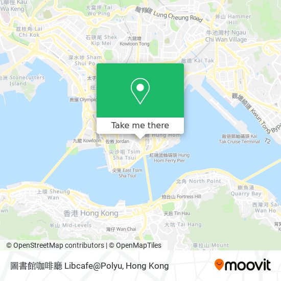 圖書館咖啡廳 Libcafe@Polyu map