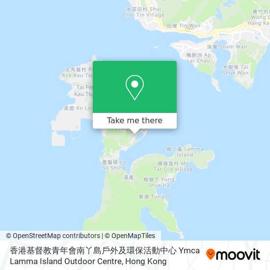 香港基督教青年會南丫島戶外及環保活動中心 Ymca Lamma Island Outdoor Centre map