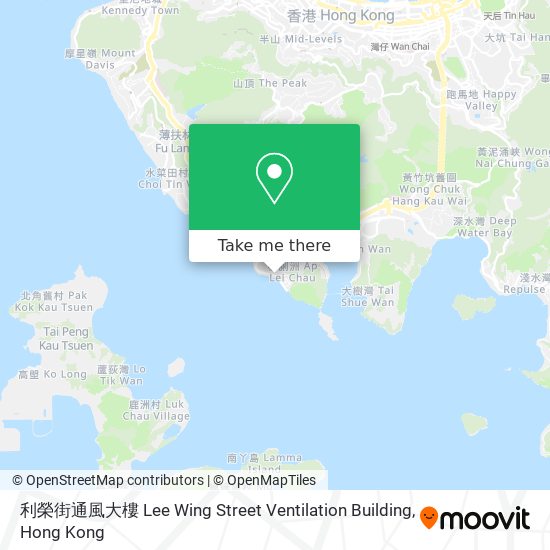 利榮街通風大樓 Lee Wing Street Ventilation Building map