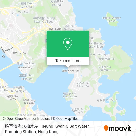 將軍澳海水抽水站 Tseung Kwan O Salt Water Pumping Station map
